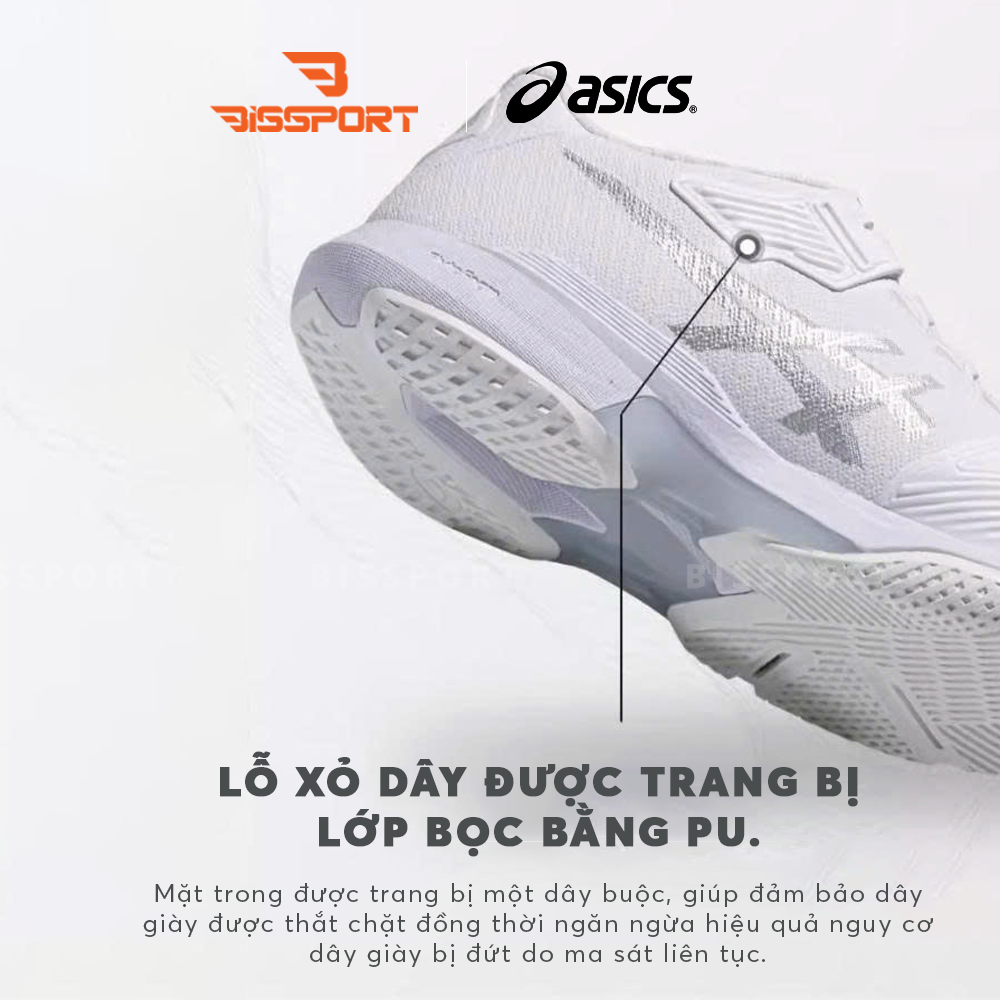Bộ công nghệ FLYTEFOAM™, SPEEDTRUSS™, PRECISION-SOLE™ và ASICSGRIP™ trên Solution Speed FF 4