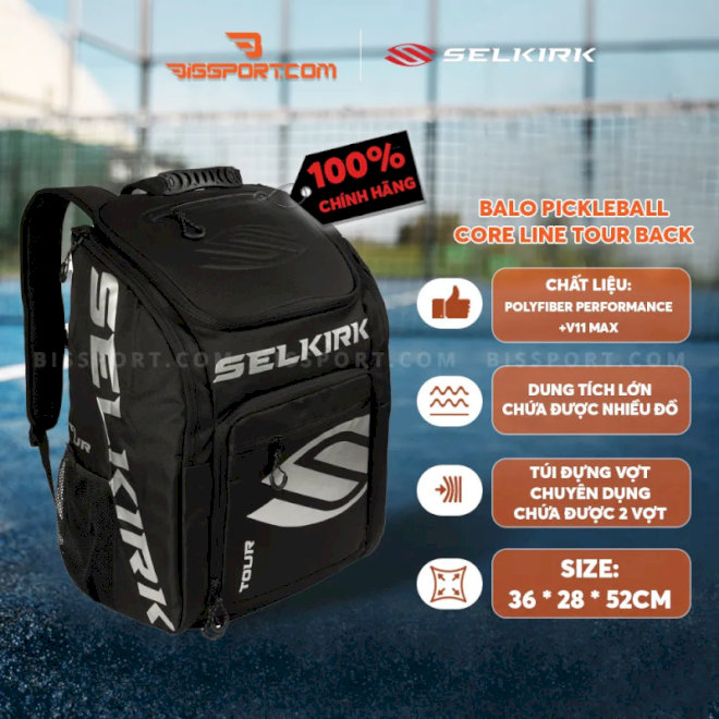 Balo Pickleball Core Line Tour Back