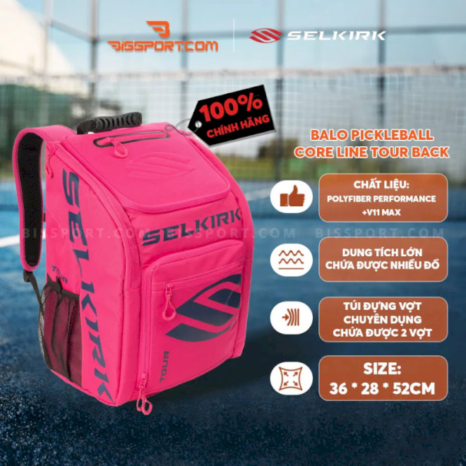 Balo Pickleball Core Line Tour Back