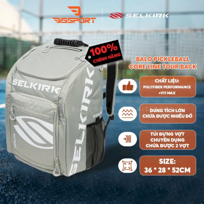 Balo Pickleball Core Line Tour Back