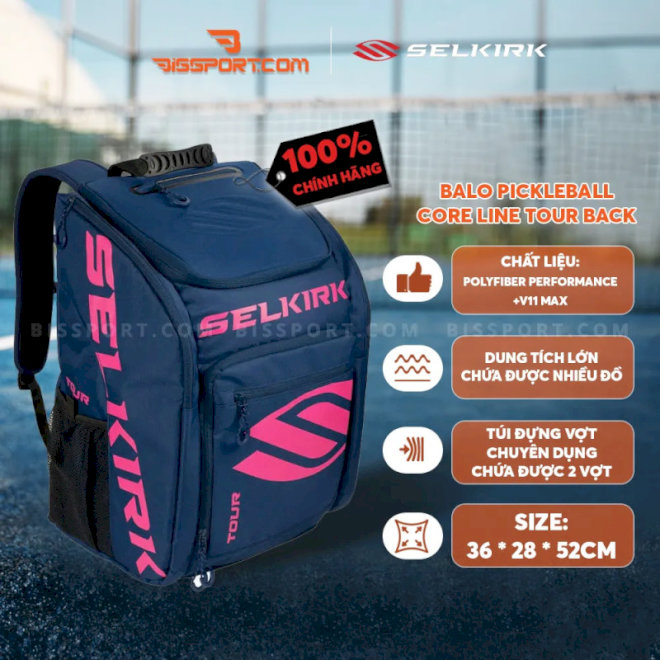 Balo Pickleball Core Line Tour Back