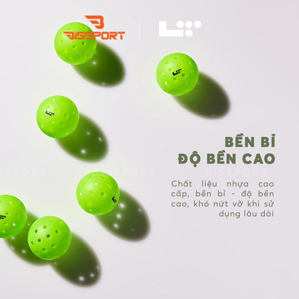 Mua bóng pickleball LT48 Pro chính hãng tại BISSPORT giúp đảm bảo nguồn gốc rõ ràng và giá cập nhật đúng thời điểm