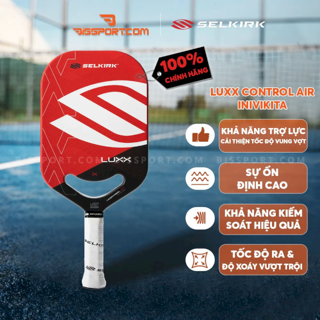 Selkirk LUXX Control Air phù hợp với mọi loại mặt sân 
