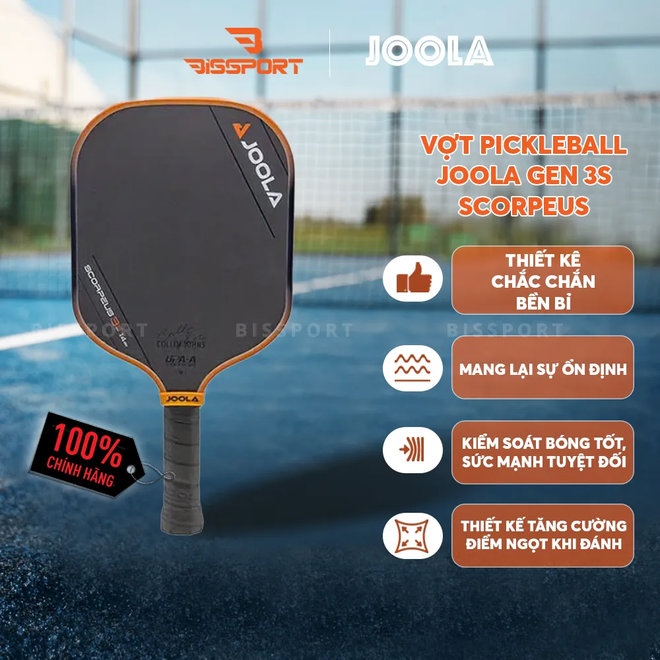 Mẫu vợt Pickleball Joola Gen 3S với cảm giác kiểm soát nhất quán