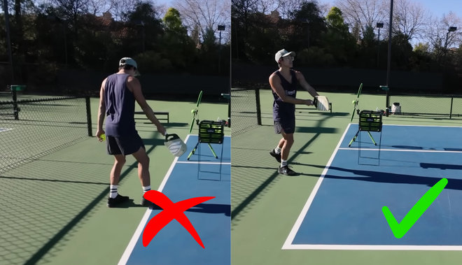 Lỗi đặt chân sai vị trí