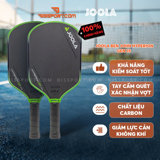 Vợt Pickleball Chính Hãng Joola Ben Johns Gen 3S Hyperion được bán tại BISSPORT 