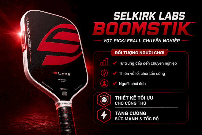 Đối tượng phù hợp để chơi vợt Pickleball Selkirk Boomstik