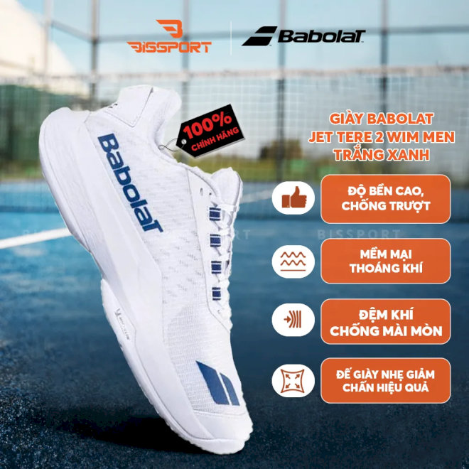 Giày Babolat Jet Tere 2 nhẹ nhàng và thoáng khí