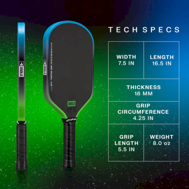 Vợt Pickleball Joola Gen 3S Dual - Hyperion có khả năng kiểm soát bóng tốt