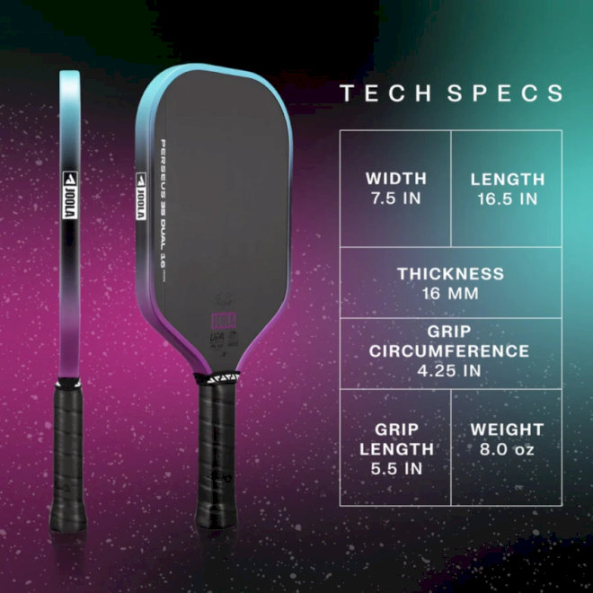 Bảng thông số chuẩn giúp hình dung rõ nét về form dáng vợt