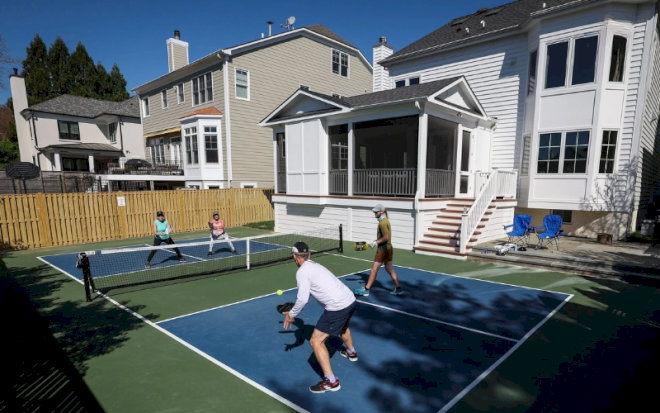 Phương án làm sân Mini gần chuẩn với tổng diện tích ước tính khoảng gần 50 m²