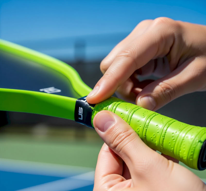 Kiểm tra lại toàn bộ phần quấn cán vợt đã đáp ứng đủ điều kiện để sử dụng hay chưa