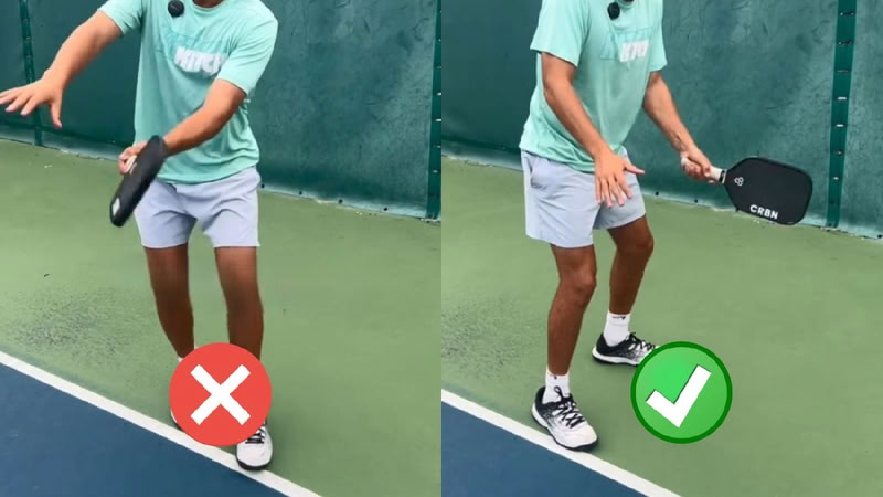 Lỗi kỹ thuật động tác giao bóng