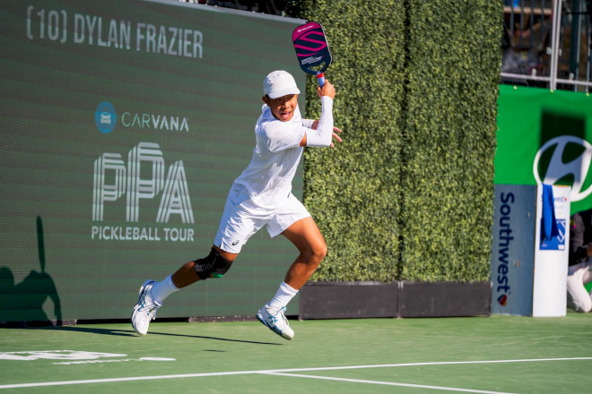 Quang Dương còn ghi dấu ấn đậm sắc ở những trận đấu để đời trước các tượng đài của làng pickleball