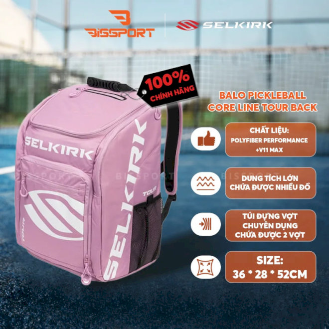 Sản phẩm túi đựng vợt Pickleball của Selkirk đáp ứng tiêu chuẩn thi đấu quốc tế 