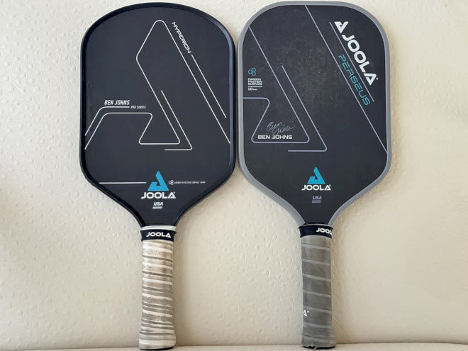 Vợt Pickleball Joola dùng chất liệu carbon thiên công giúp bóng đi nhanh và mạnh