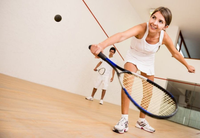 Squash có thể đốt cháy đến 900 calo mỗi giờ chơi