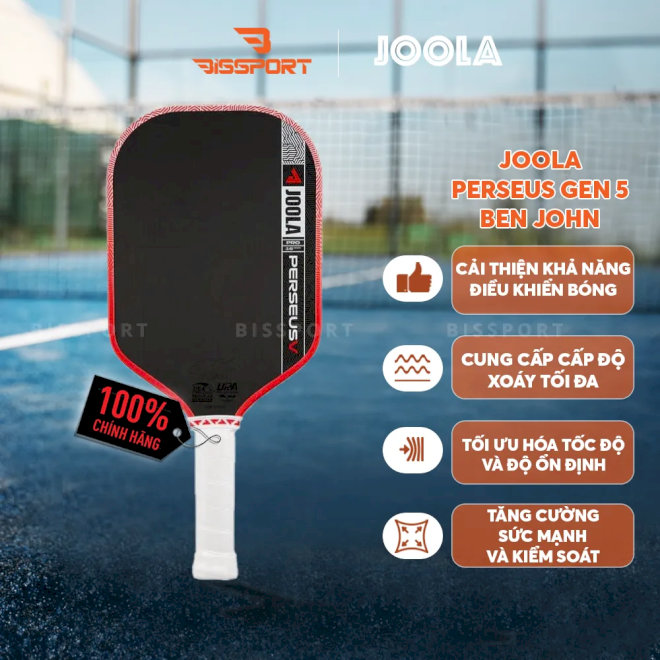  JOOLA Perseus Gen 5 – Ben Johns thiên công với lực đánh mạnh và ổn định