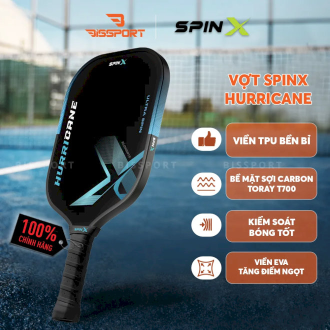  SpinX Hurricane Elongate hỗ trợ tăng tầm với và kiểm soát bóng