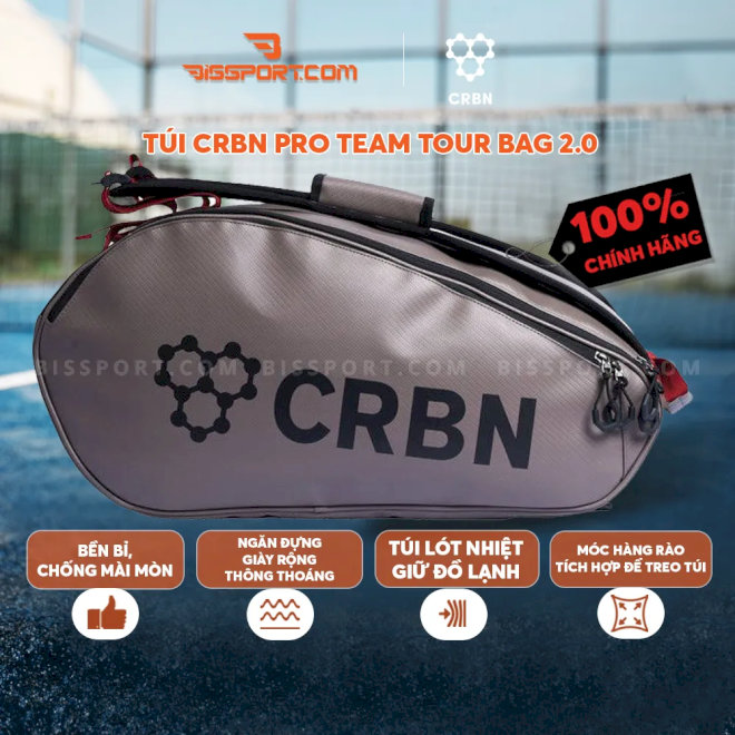 CRBN Pro Team Tour Bag 2.0 là mẫu túi cao cấp của CRBN