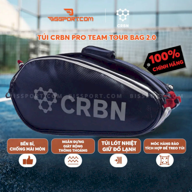 Túi của CRBN được làm từ vải tổng hợp kết hợp sợi carbon giúp bảo vệ đồ dùng tối ưu 