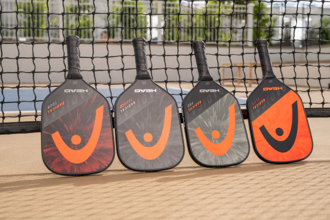Vợt Pickleball Head Radical Elite có thiết kế độc đáo hình giọt nước 