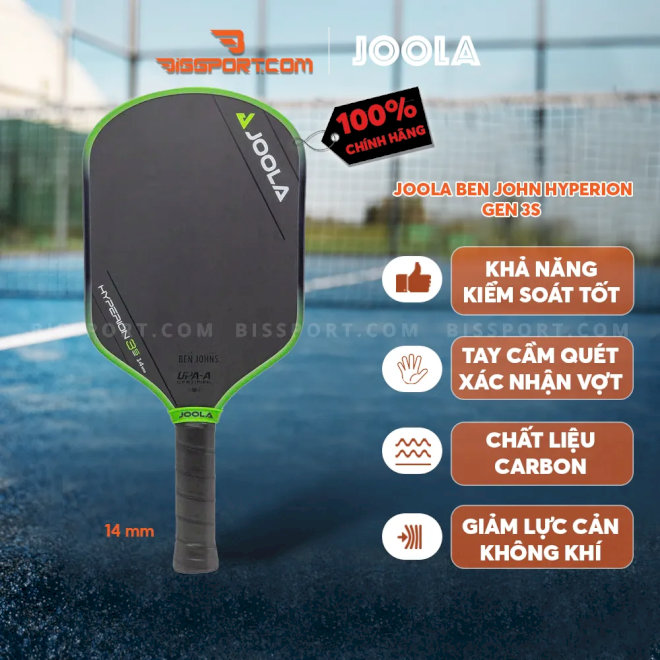 Vợt pickleball Joola Gen 3S được thiết kế để nâng cao hiệu suất chơi pickleball cho cả người mới bắt đầu 