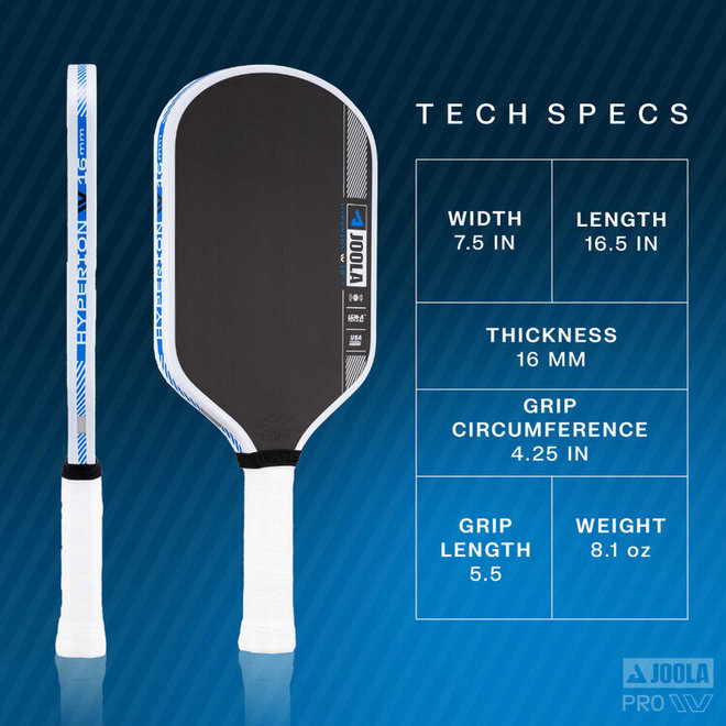 Các thông số nổi bật của vợt Pickleball JOOLA Hyperion Gen 4