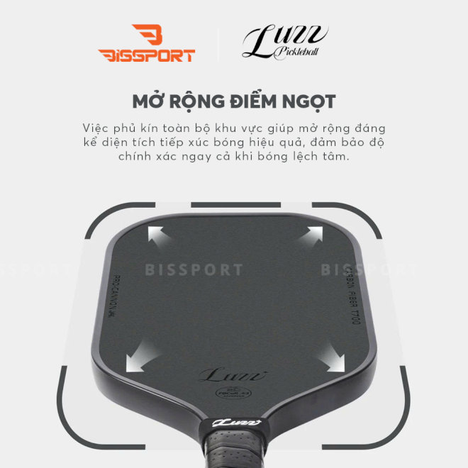 Luzz Cannon sử dụng chuẩn Gen 3+ giúp khóa chặt cảm giác bóng và duy trì độ bền
