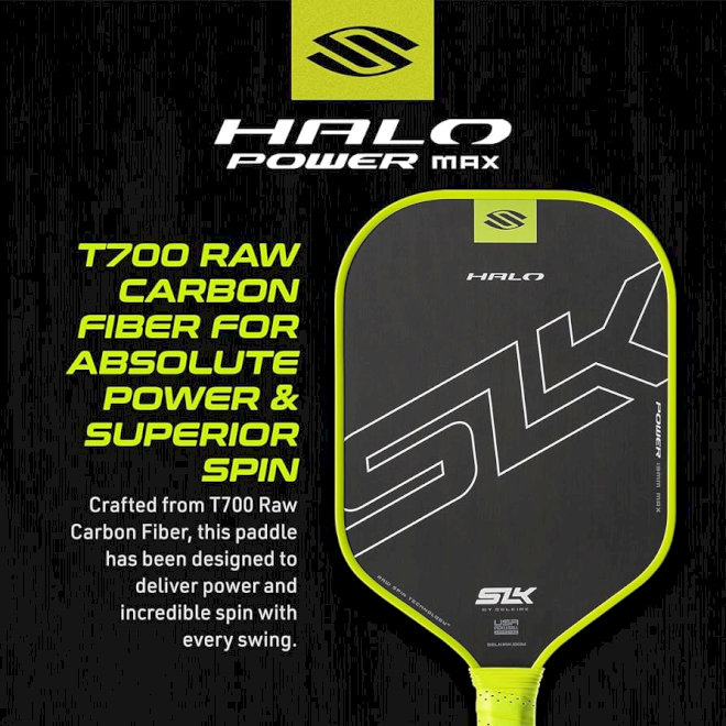 Mặt vợt Selkirk sử dụng sợi carbon T700 cao cấp và công nghệ ép nhiệt tiên tiến