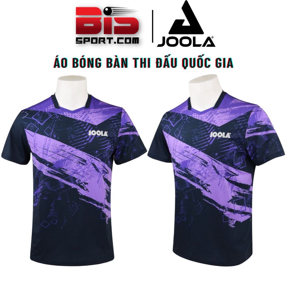 Áo Bóng Bàn Joola 2207 Nam Của Đội Tuyển Thi Đấu Quốc Gia Chính Hãng - Chất Thun Siêu Mát - Chất Vải Co Giãn 4 Chiều