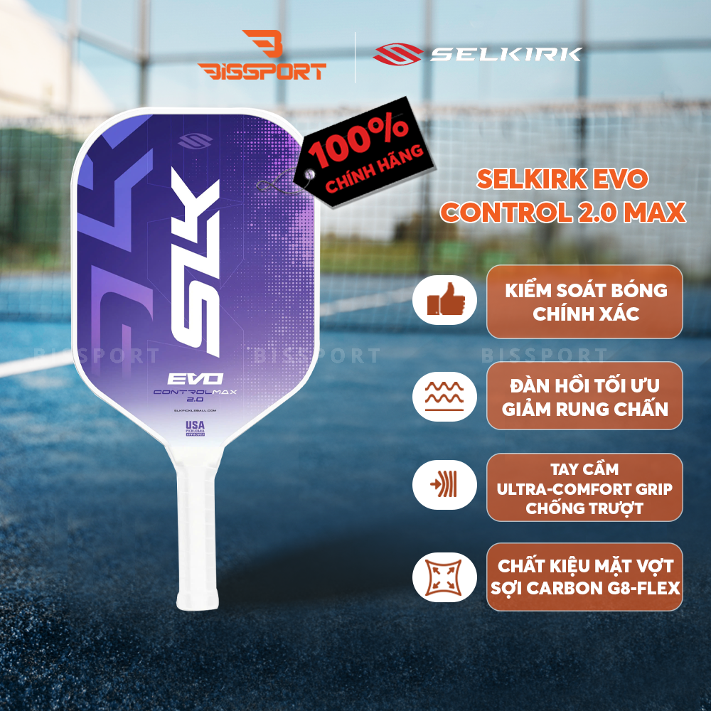 Vợt Pickleball SLK Evo Control 2.0 Max
