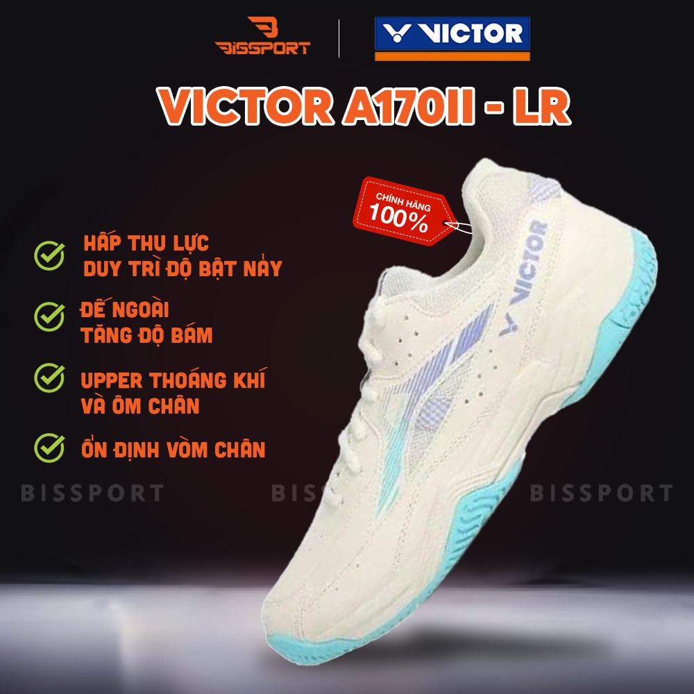 Giày cầu lông Victor A170II-LR Be xanh mint