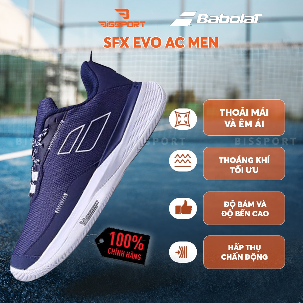 (Q6-PN) Giày Babolat SFX EVO AC Men Xanh đậm