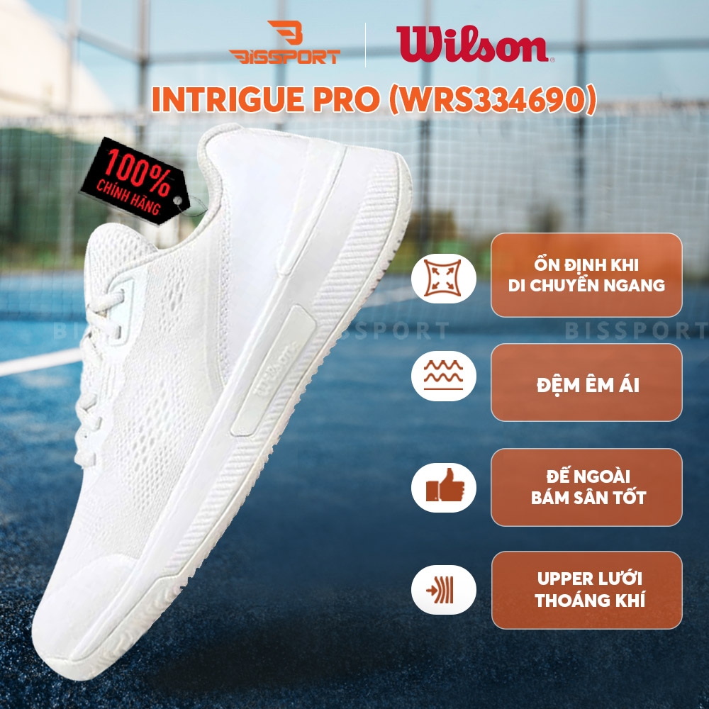 Giày Pickleball Wilson INTRIGUE PRO (WRS334690) - Trắng