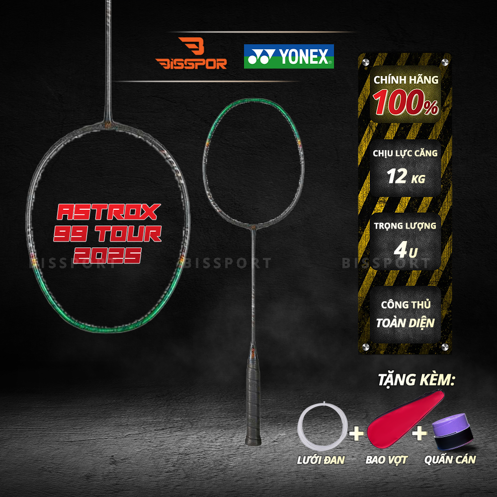 Vợt Cầu Lông Yonex Astrox 99 Play 2025 Chính Hãng - Bung Lực Tốt - Năng Đầu - Tối Ưu Lối Đánh - Smash Tốt