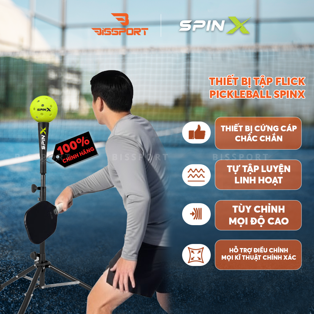 Thiết Bị Tập Flick Pickleball SpinX Chính Hãng – Công Cụ Luyện Phản Xạ & Kiểm Soát Bóng Toàn Diện - Bền Bỉ