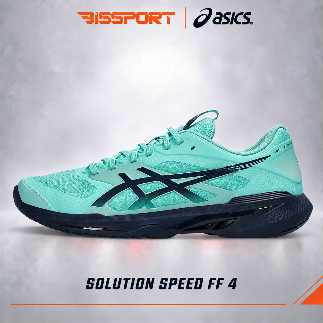 Giày Pickleball / Tennis ASICS Solution Speed FF 4 Xanh Mint Chính Hãng - Ổn Định - Siêu Nhẹ - Linh Hoạt - Bền