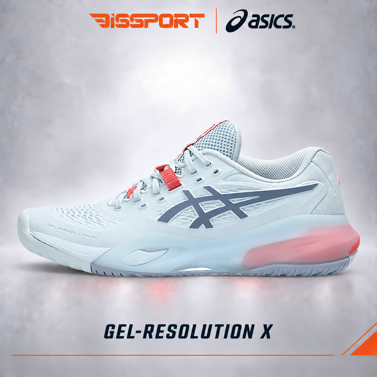 Giày Tennis/Pickleball Asics Gel Resolution X Chính Hãng - Trắng Hồng - Thoáng Khí - Nhẹ Giảm Chấn - Bền Bỉ