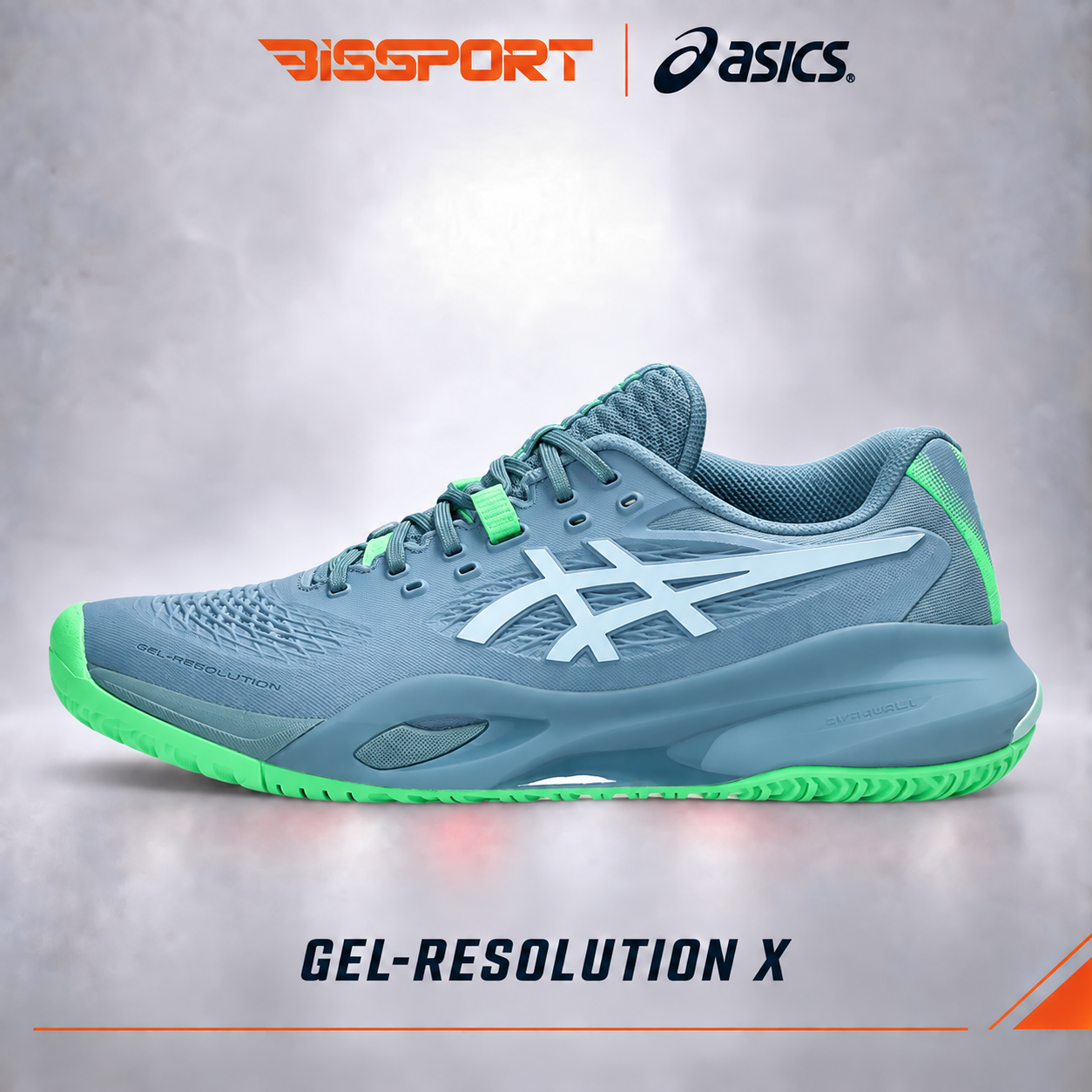 Giày Tennis/Pickleball Asics Gel Resolution X Chính Hãng - Xanh Mint - Nhẹ - Giảm Chấn Vượt Trội - Siêu Bền