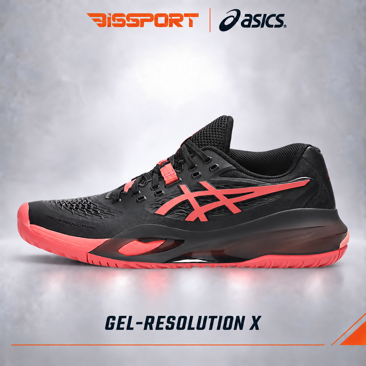 Giày Tennis/Pickleball Asics Gel Resolution X Chính Hãng - Đen Hồng ‘Black/Sienna’ - Nhẹ - Giảm Chấn Vượt Trội - Siêu Bền