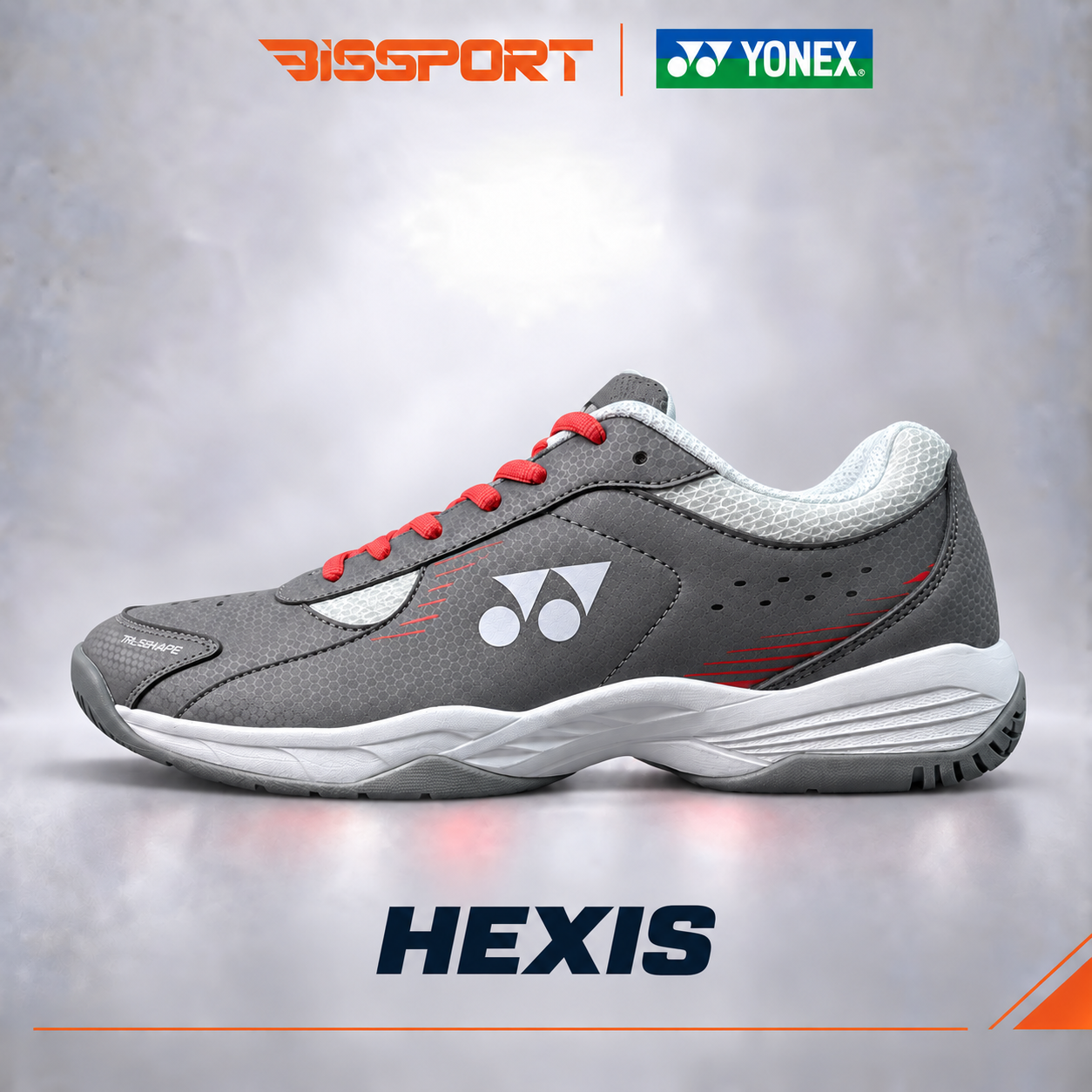 Giày Cầu Lông Yonex Hexis Chính Hãng - Nâu - Bền Bỉ - Giảm Chấn - Đề Chống Trượt Mọi Bền Mặt Sàn - Toàn Diện