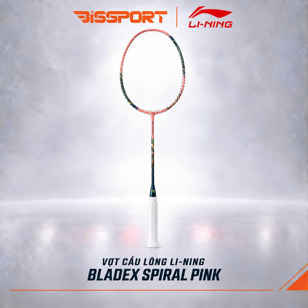 Vợt Cầu Lông Lining BLADEX SPIRAL Pink Chính Hãng - Nhẹ - Linh Hoạt - Tốc Độ - Chuyên Điều Cầu Phòng Thủ - Bền Bỉ