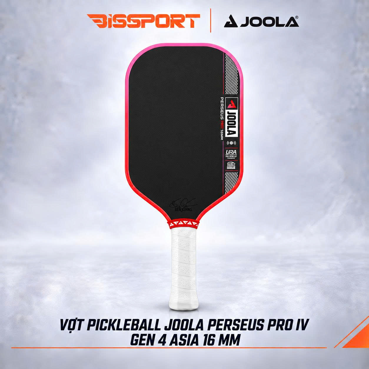 Vợt Pickleball JOOLA Perseus Gen 4 Asia Chính Hãng – Lõi Polypropylene – Mặt Carbon Friction+ – Sweet Spot Rộng - Bền