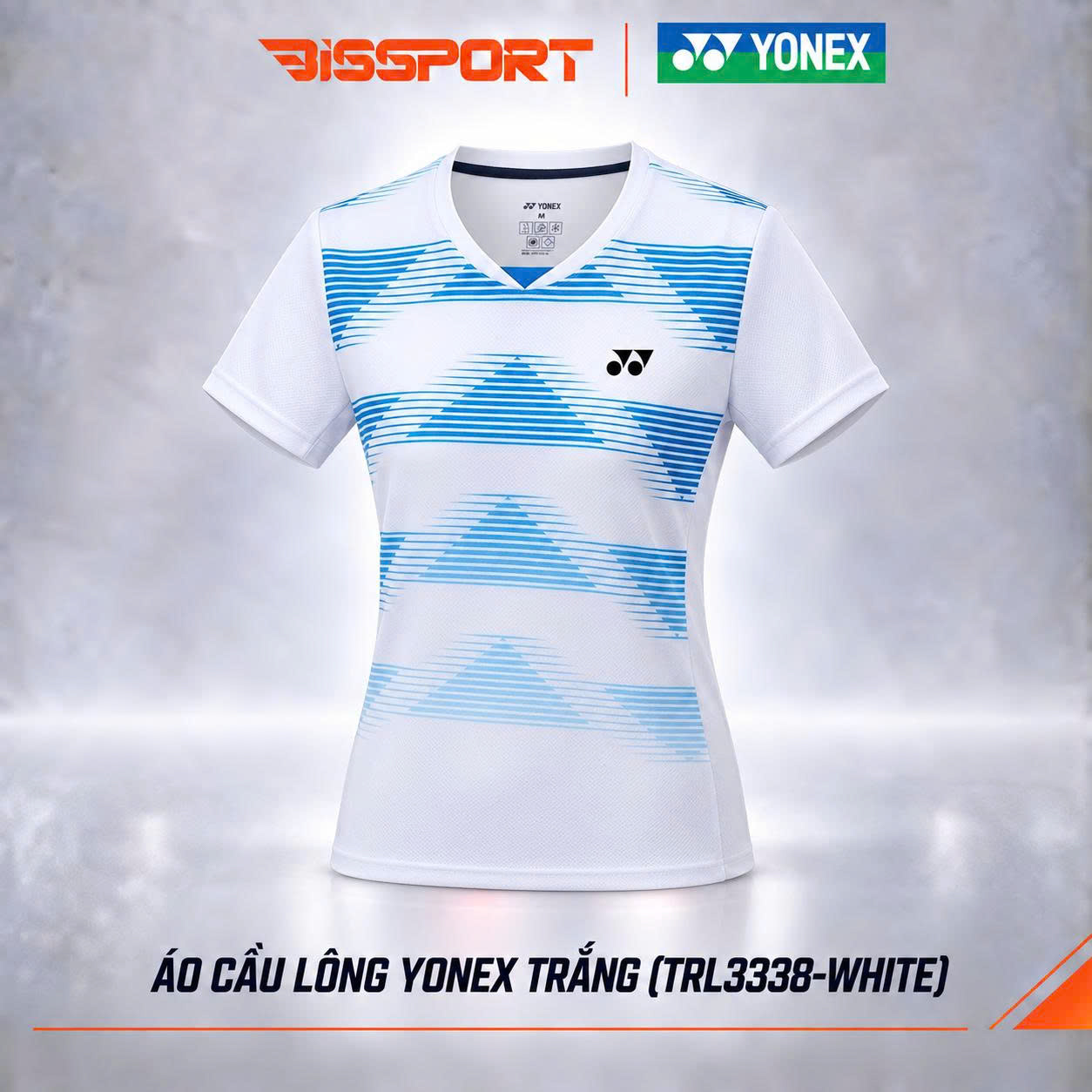 Áo Thể Thao Cầu Lông Yonex Trắng (TRL3340-WTZZZZ) Chính Hãng - Thoáng Khí Nhanh Khô - Co Giản 4 Chiều - Bền Bỉ
