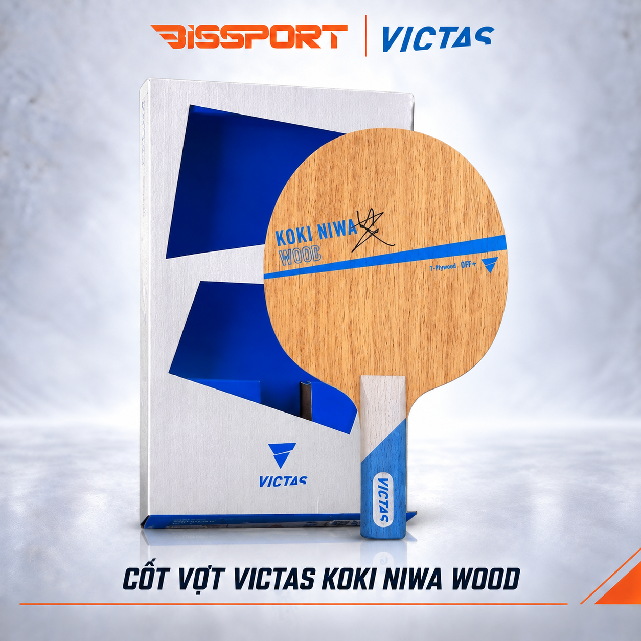 Cốt Bóng Bàn VICTAS KOKI NIWA WOOD Chính Hãng - Thuần Gỗ