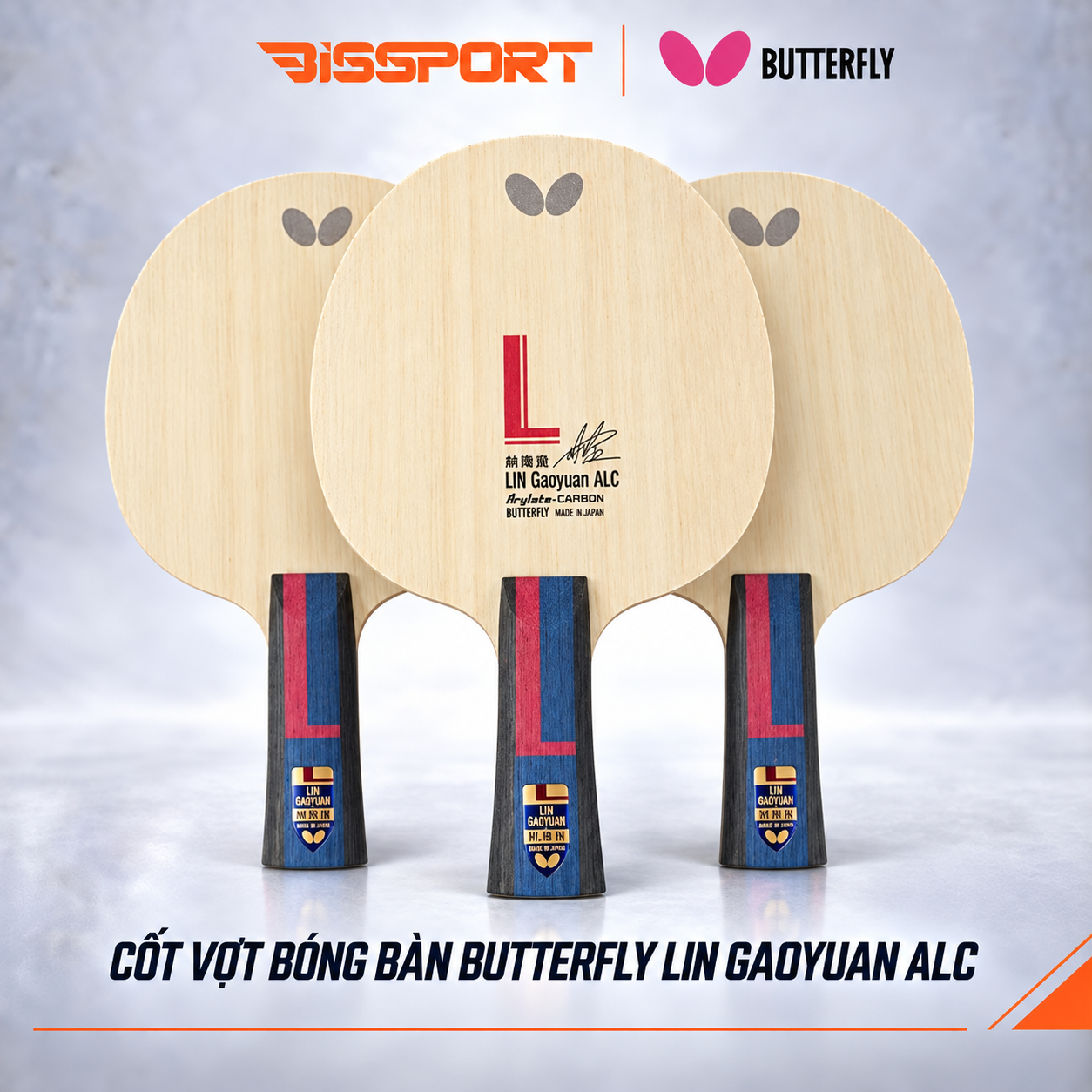 Cốt Vợt Bóng Bàn Butterfly LIN GAOYUAN ALC - Mang Tên Của Vận Động Viên Trung Quốc