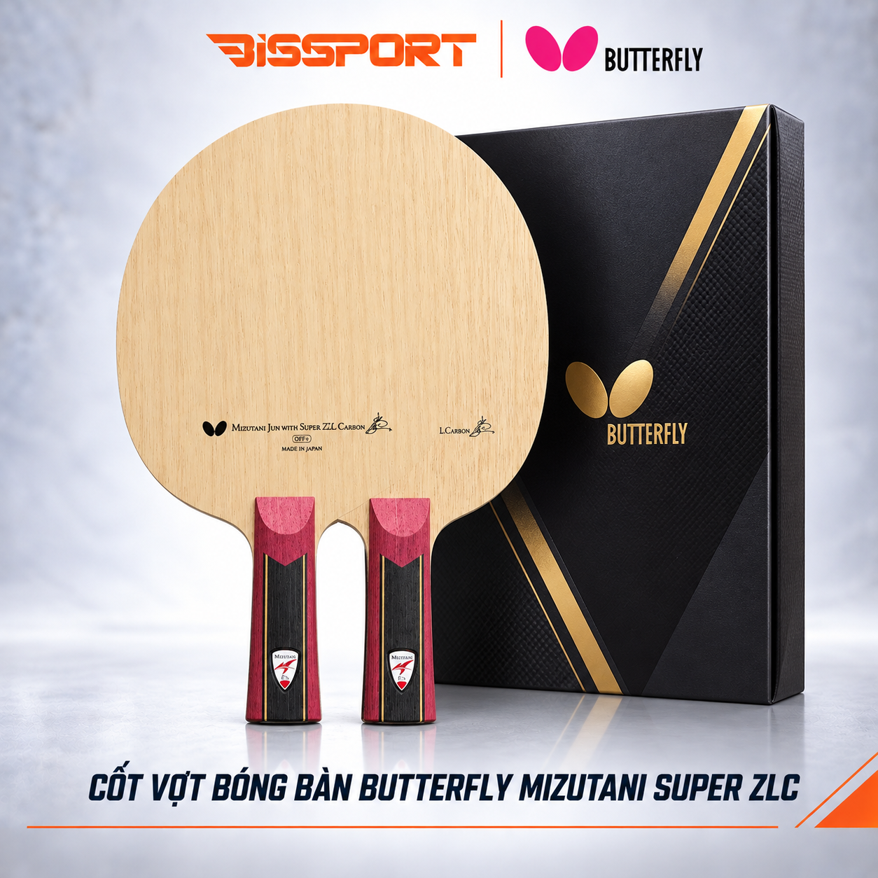 Cốt Vợt Bóng Bàn Butterfly Mizutani Super ZLC Mang Đến Sự Hoàn Hảo Đậm Chất Nhật Bản