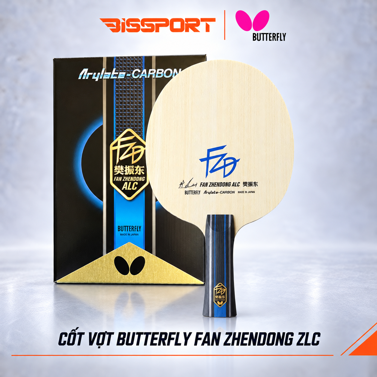 Cốt Vợt Bóng Bàn Fan Zhendong ALC Hàng Nội Địa Nhật 100% - Chính Hãng Nhật Bản 100%