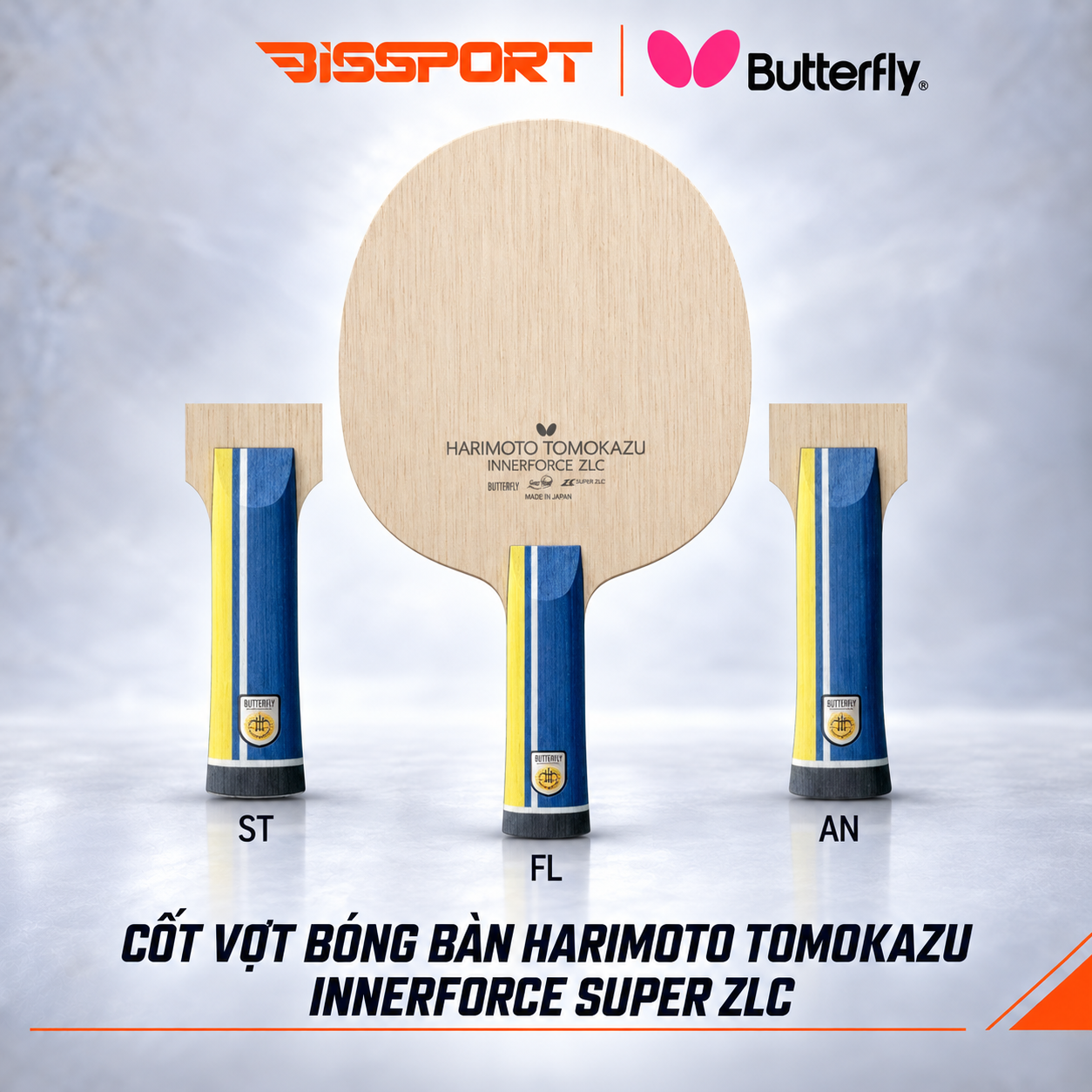 Cốt Vợt Bóng Bàn HARIMOTO TOMOKAZU INNERFORCE SUPER ZLC - Chính Hãng Butterfly